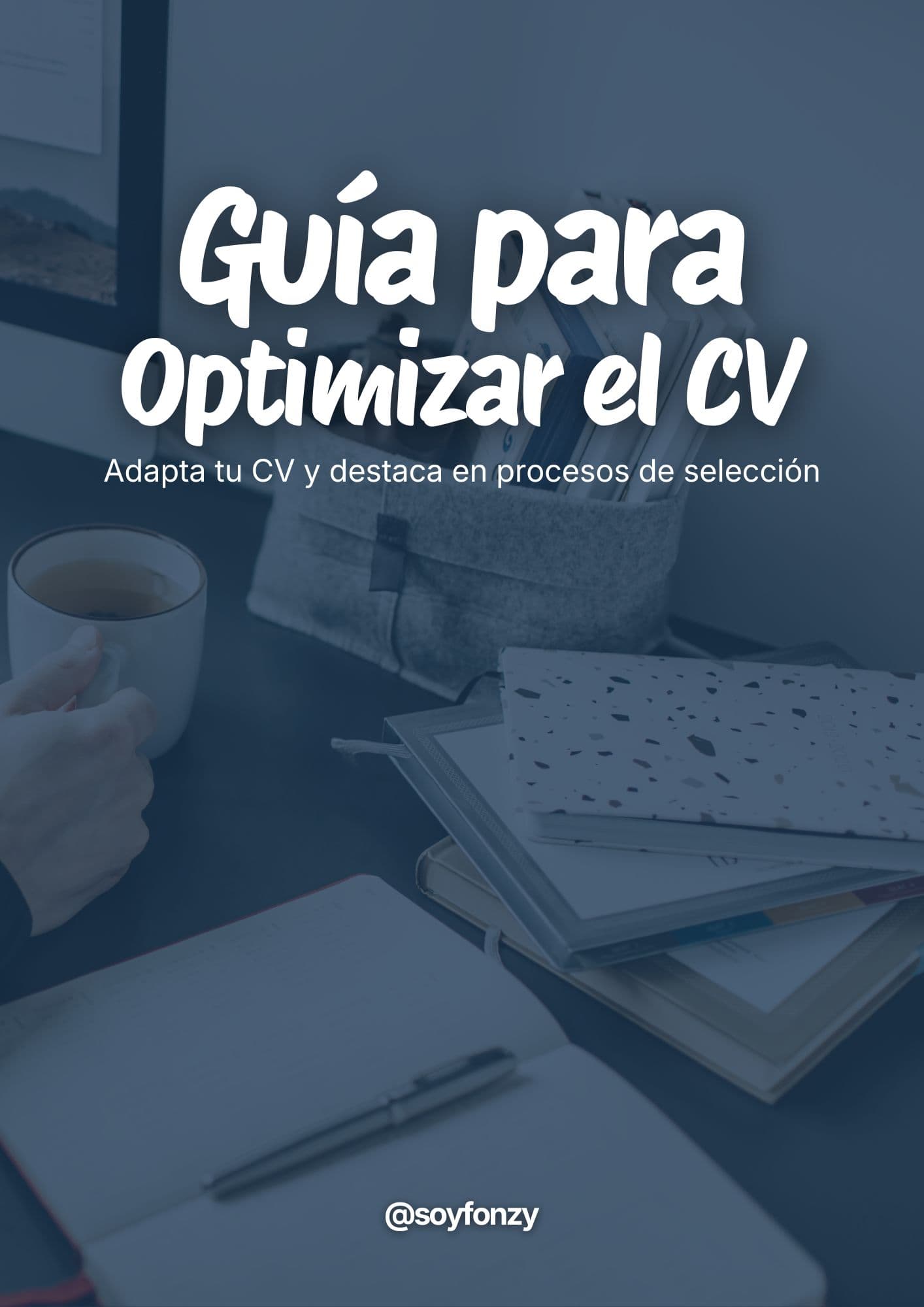 Portada de guía para optimizar el currículum para software ATS